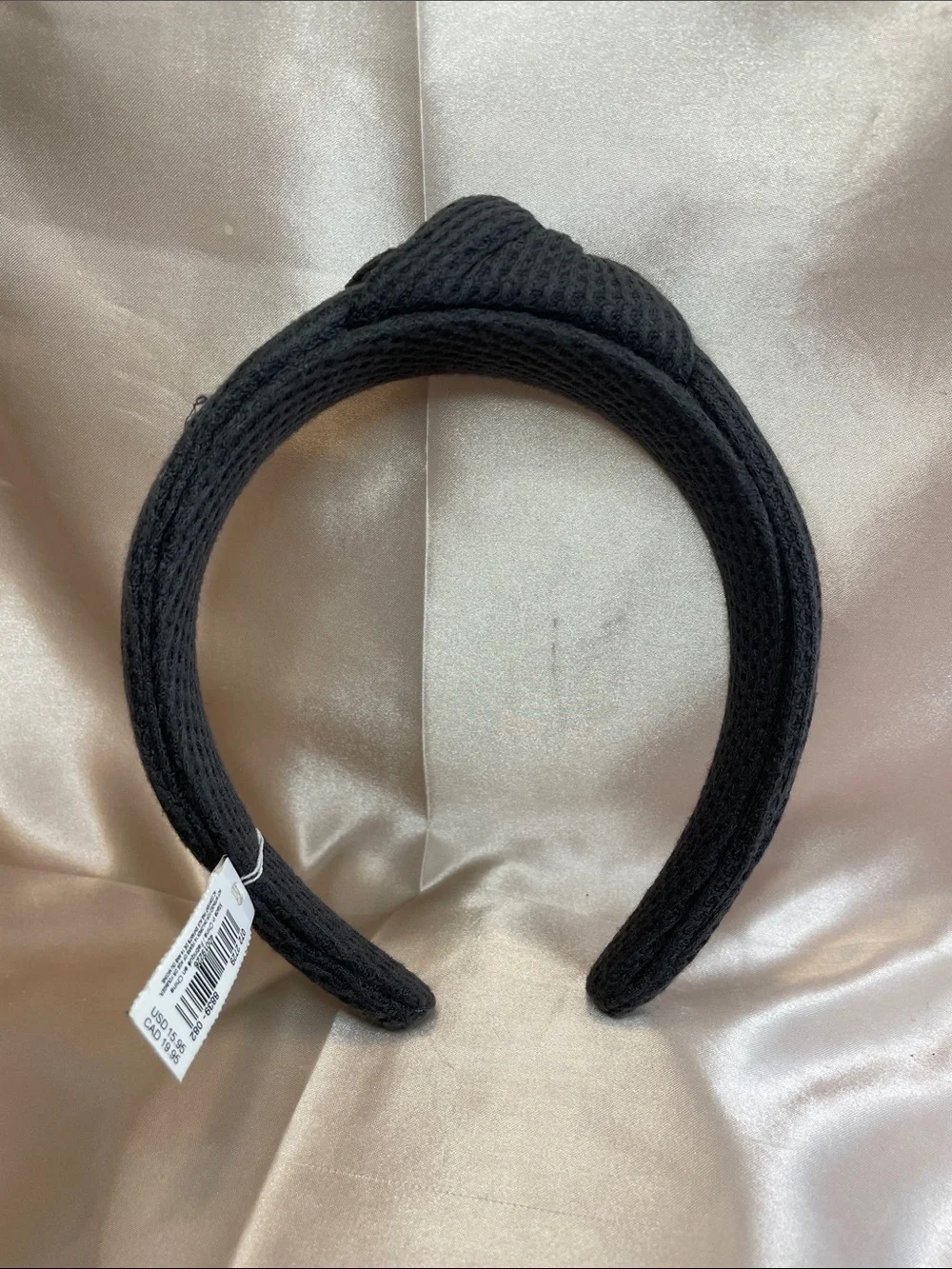 AERIE Knotted Charcoal Gray Padded Headband - NWT